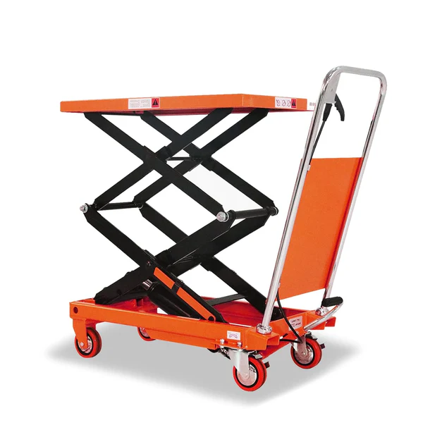 Double Scissor Lift Table Cart 330lbs. 43.3" Lifting Height