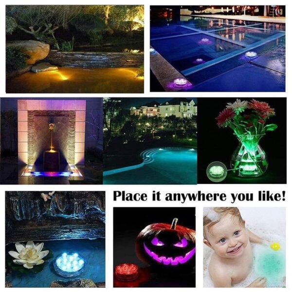 Submersible RGB LED Pool light (Remote Control) - Image 9