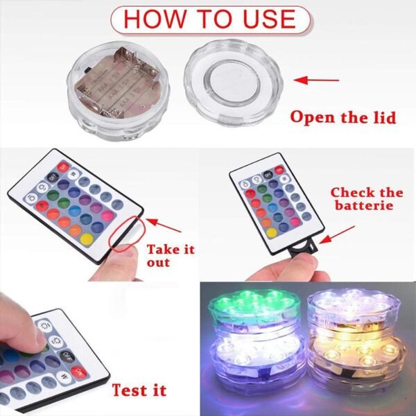 Submersible RGB LED Pool light (Remote Control) - Image 10