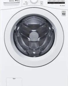 LG Side-by-Side Washer & Dryer Set with Front Load Washer and Gas Dryer image 1