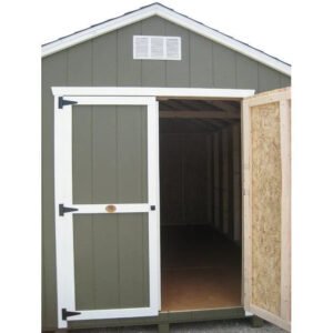 Value 12 ft. W x 16 ft. D Solid and Manufactured Wood Storage Shed image 1