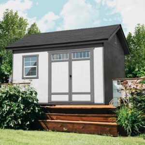 Garden D Wood Storage Shed 6 ft. W x 8 ft. image 1