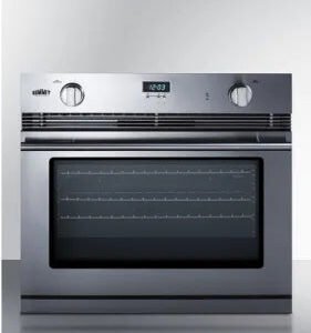 Summit 30 Inch Single Gas Wall Oven with 3.0 Cu. Ft. Capacity image 0